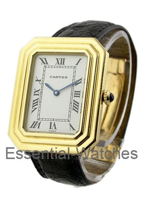 vintage cartier coussin 18 kt yellow gold|Cartier 18 Karat Yellow Gold .